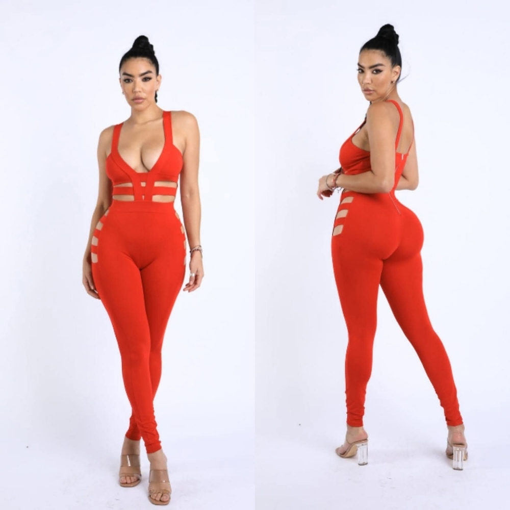 Red Women's Jumpsuit